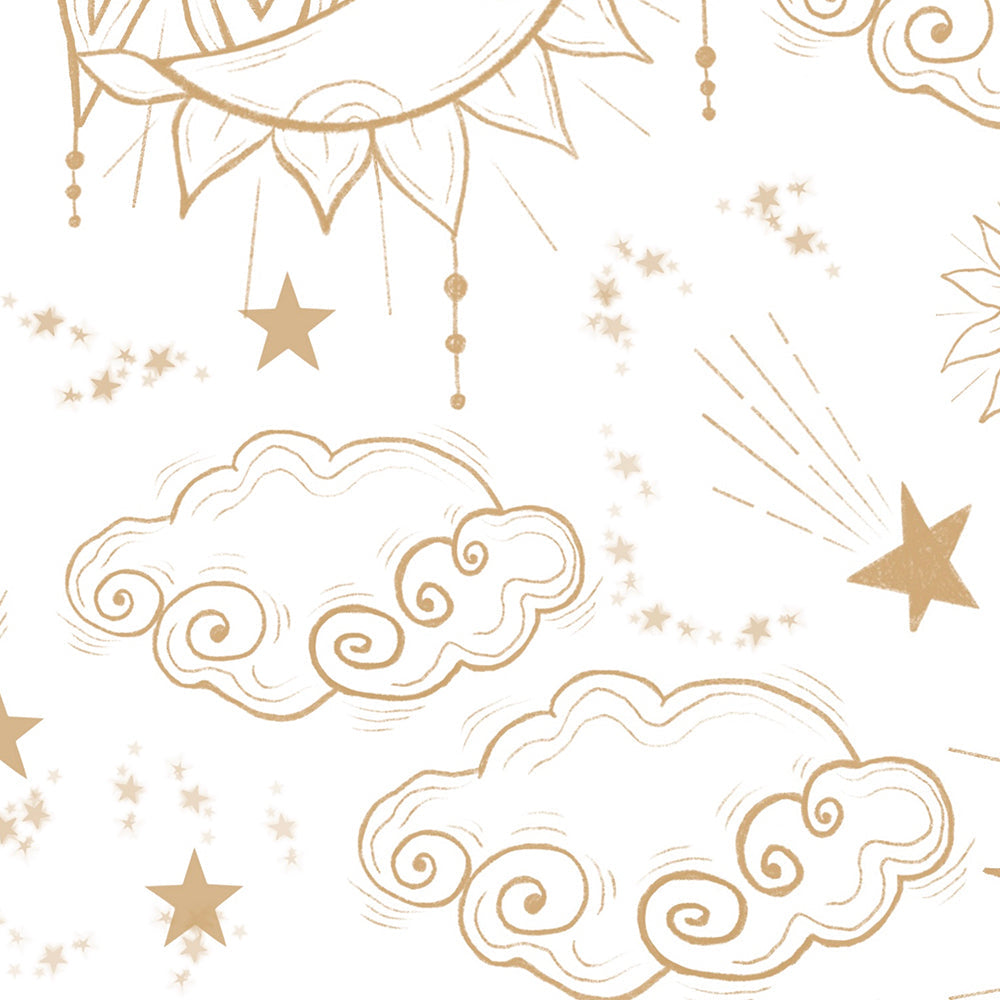 Golden Night Sky