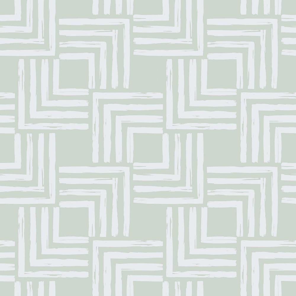 Green Overlapping Squares Wallpaper
