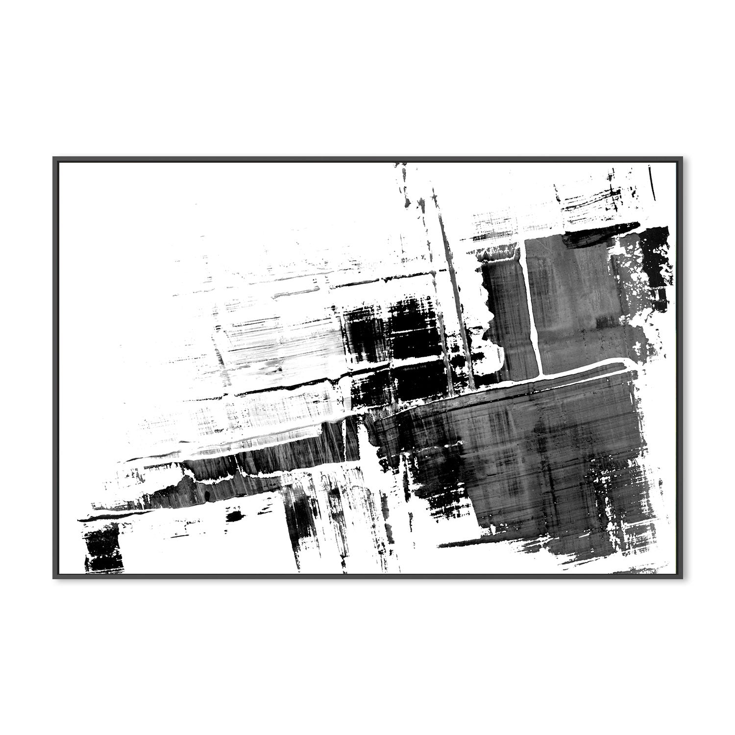 Chiaroscuro, Style A, Hand-Painted Canvas