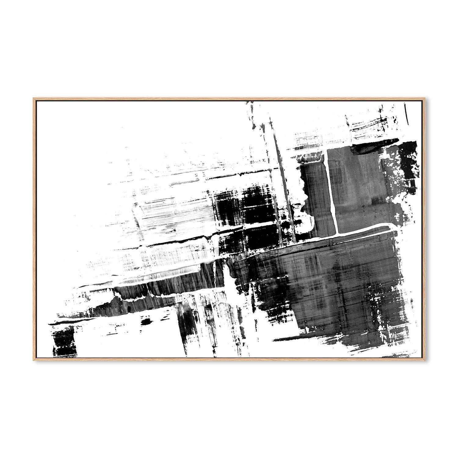 Chiaroscuro, Style A, Hand-Painted Canvas