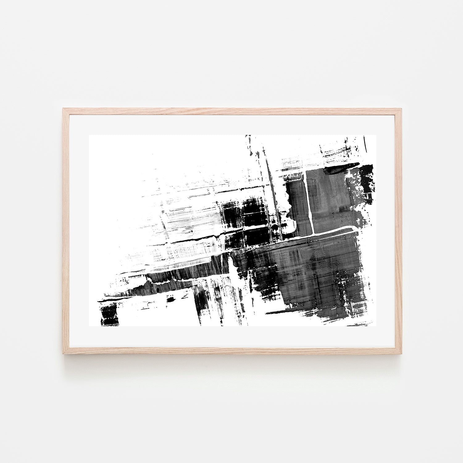 Chiaroscuro, Style A, Hand-Painted Canvas