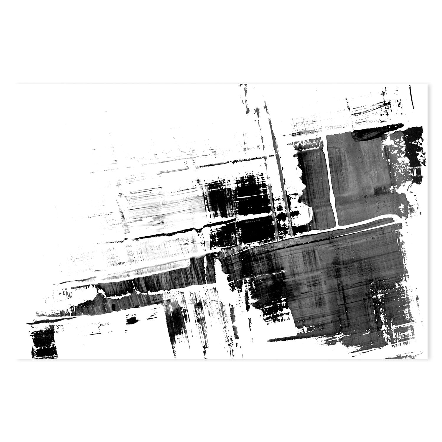 Chiaroscuro, Style A, Hand-Painted Canvas