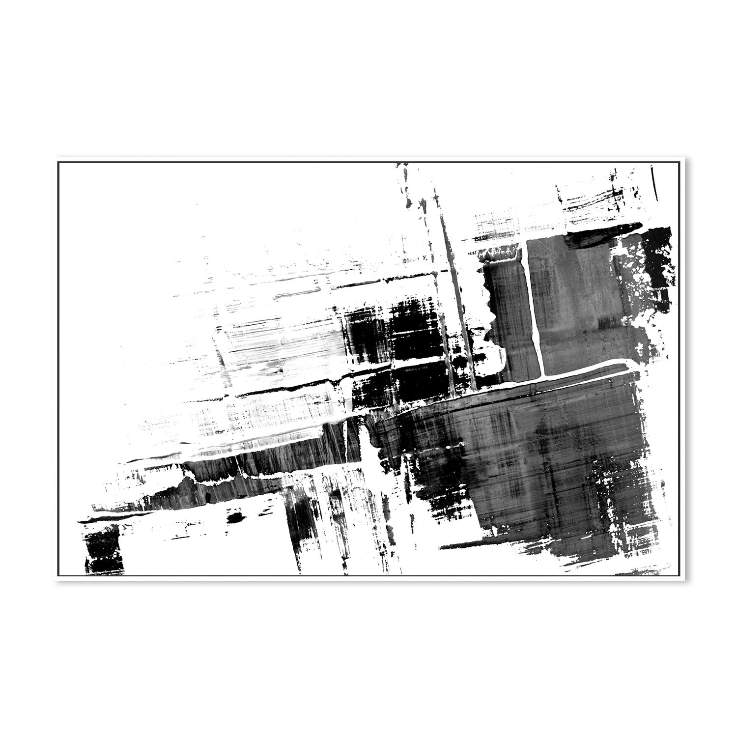 Chiaroscuro, Style A, Hand-Painted Canvas