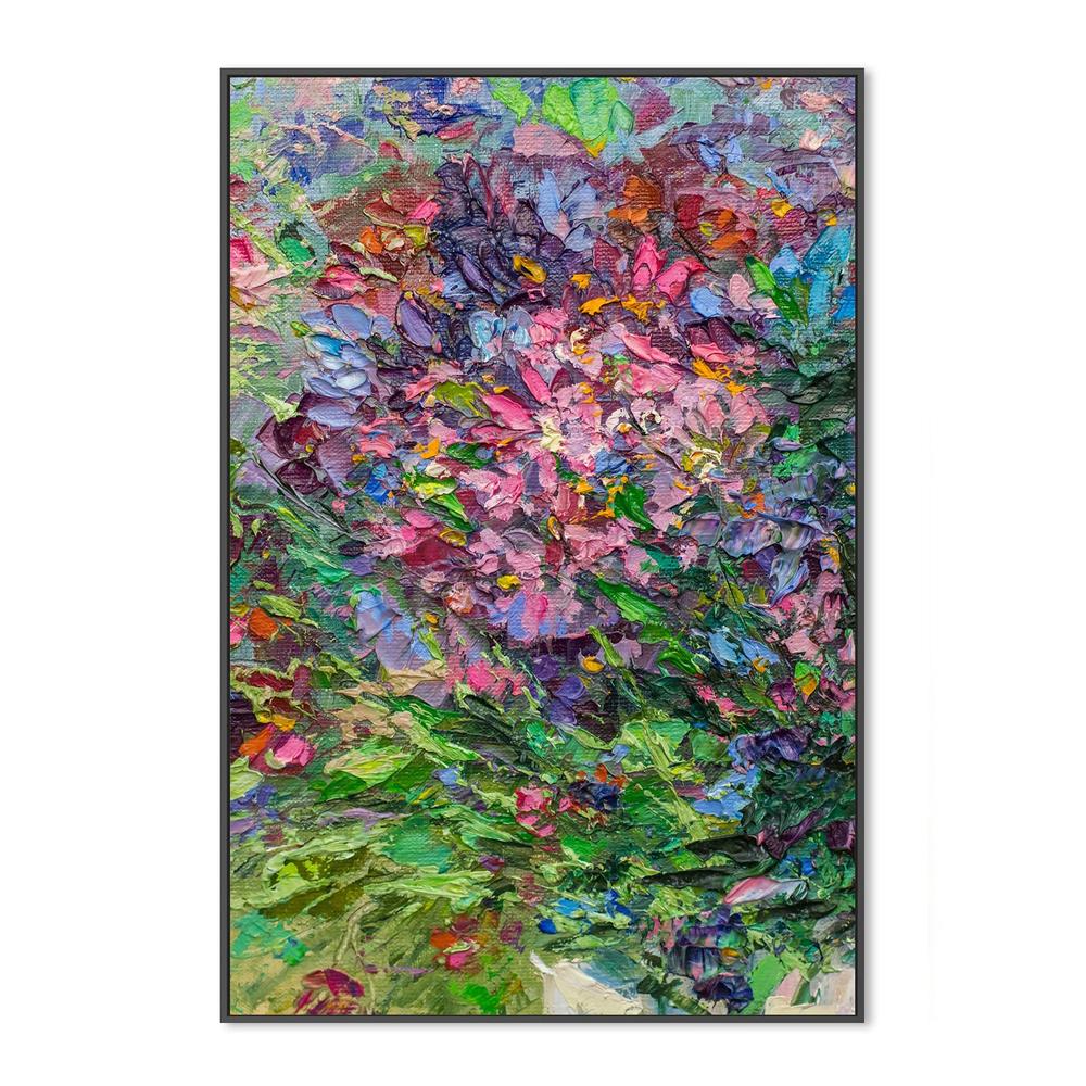 Floral Dreams, Hand-Painted Canvas