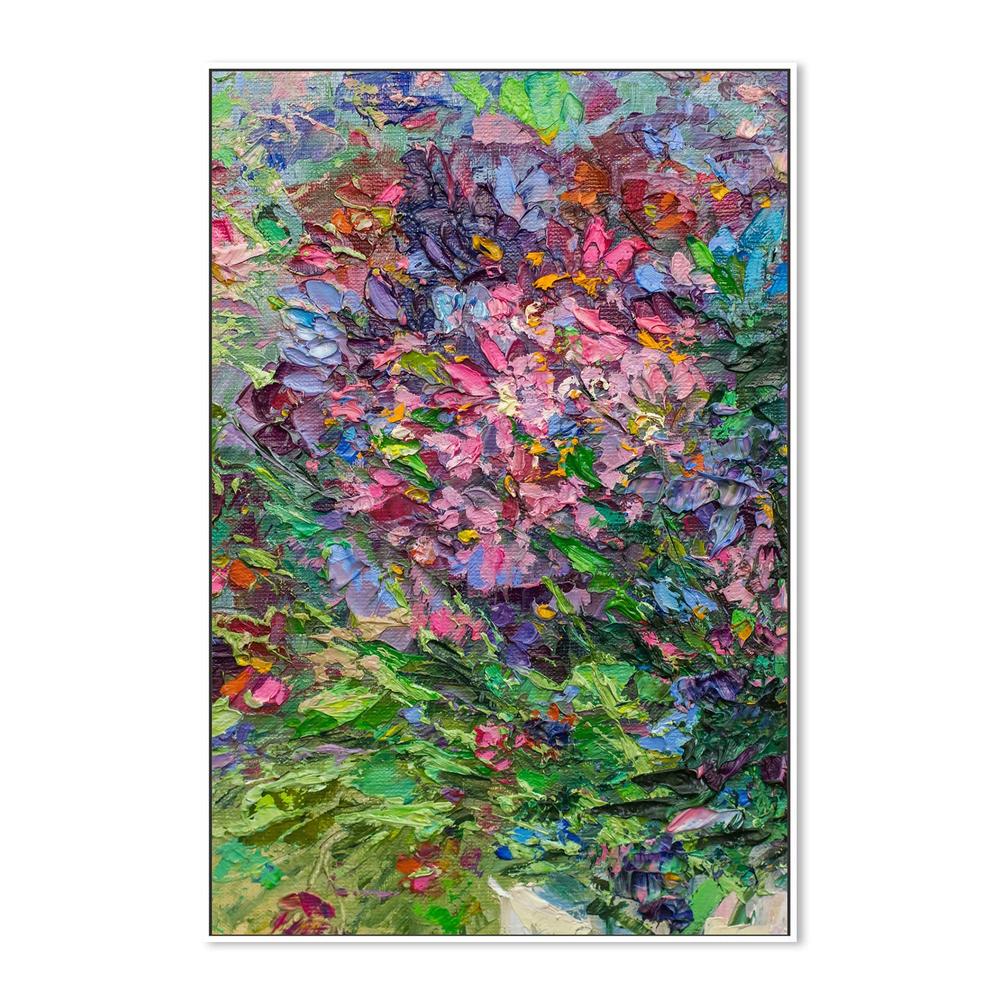 Floral Dreams, Hand-Painted Canvas
