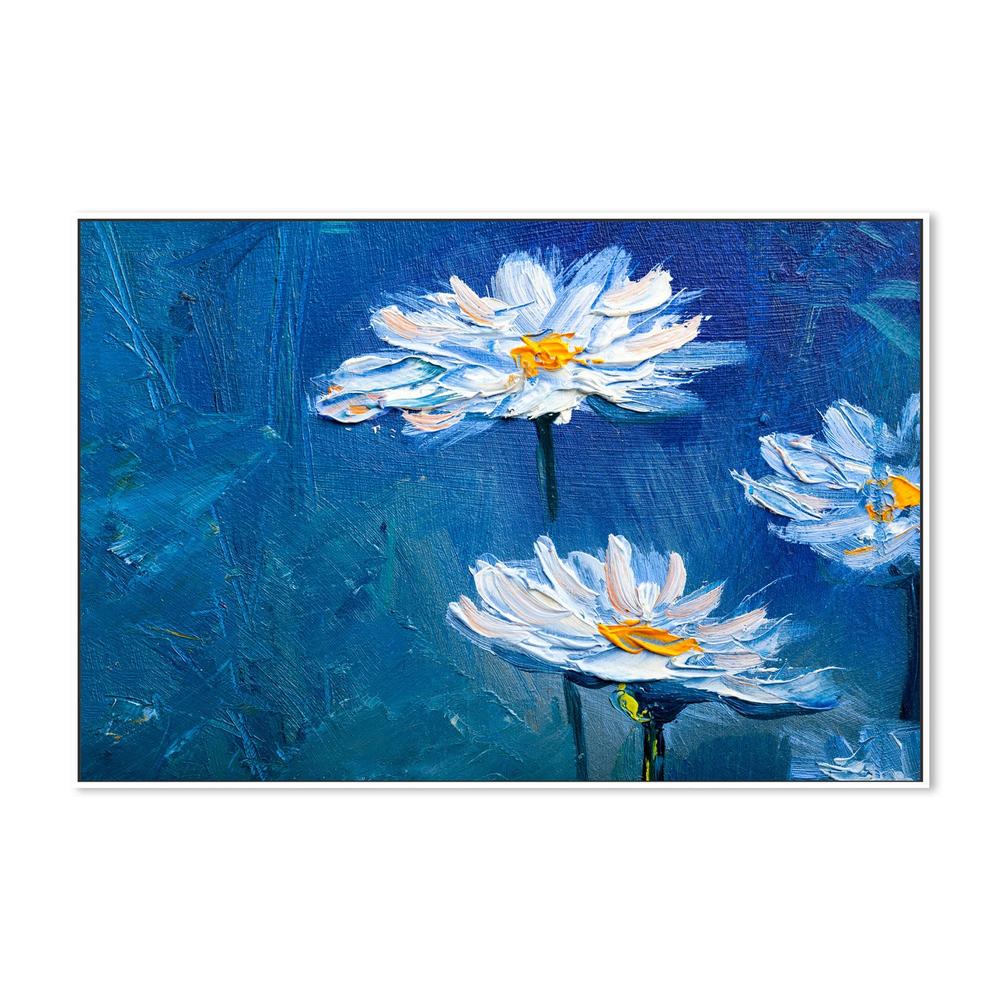 Daisy Waves, Hand-Painted Canvas