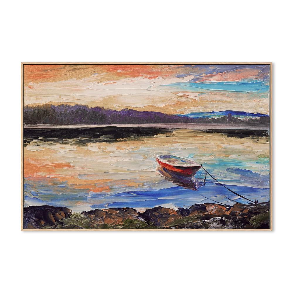 Beyond The Sunset, Hand-Painted Canvas