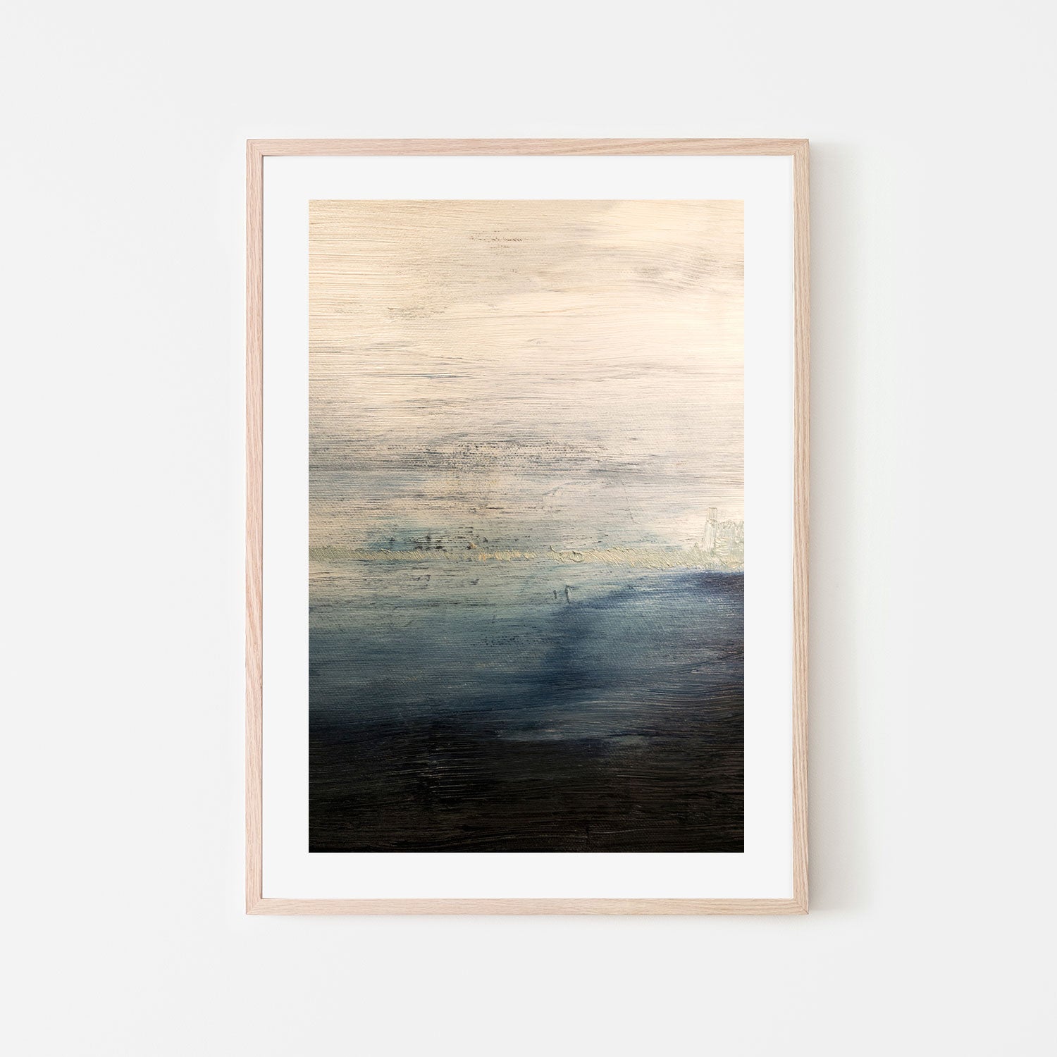 A Hint of Blue, Hand-Painted Canvas