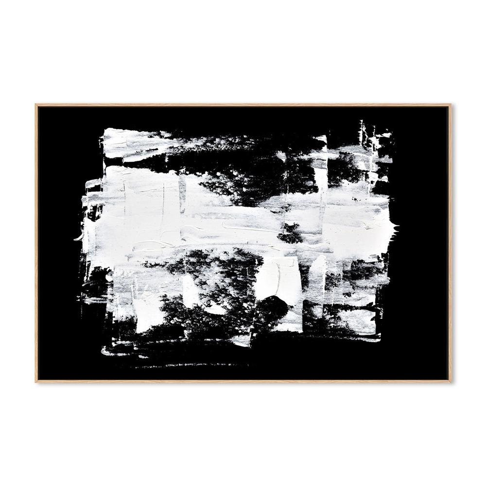 Chiaroscuro, Style B, Hand-Painted Canvas