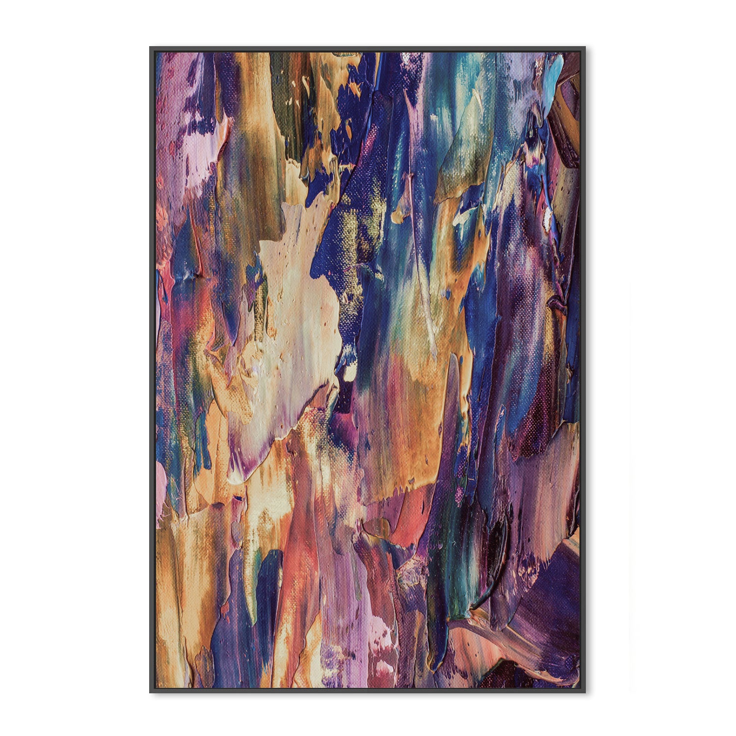 Multicoloured Madness, Style A, Hand-Painted Canvas