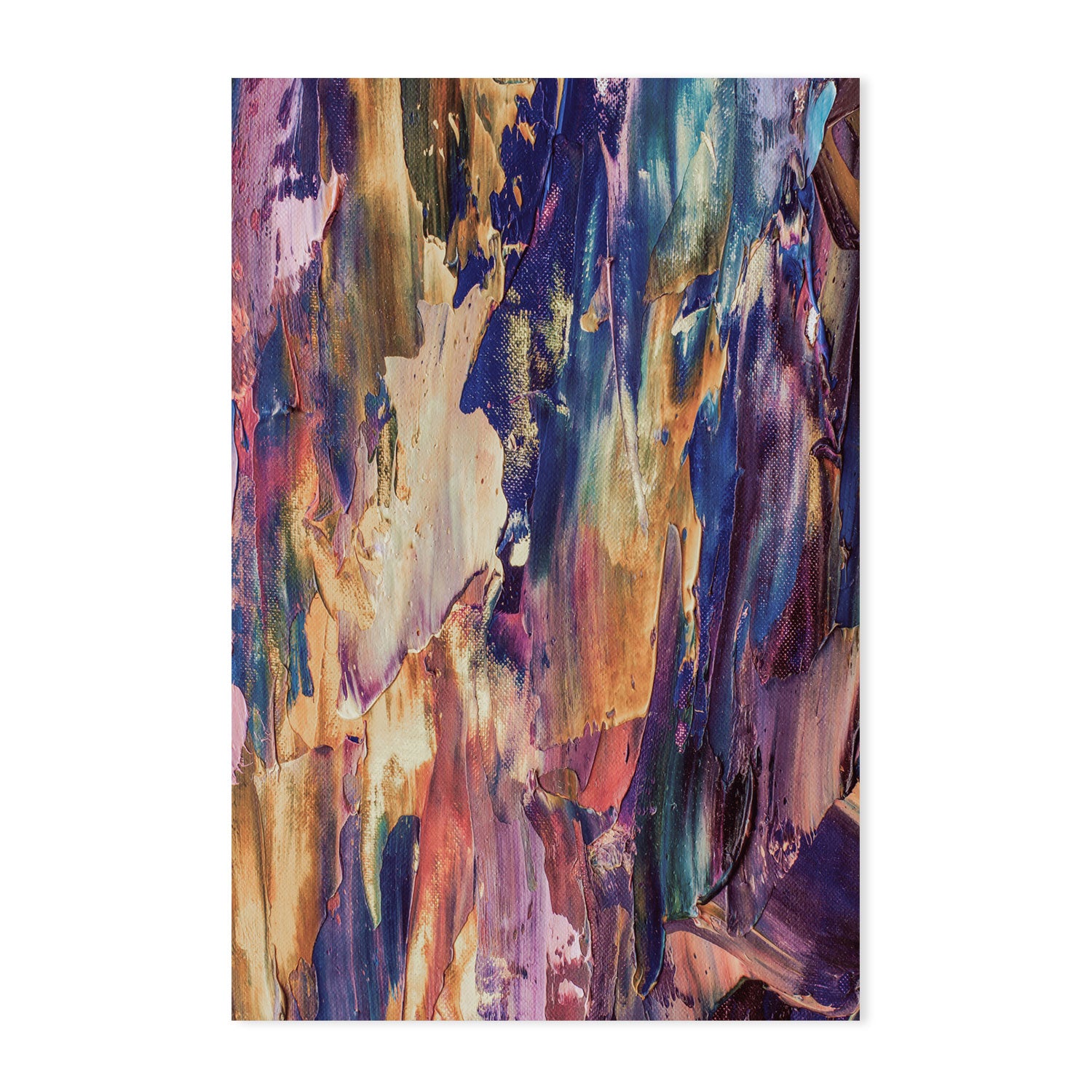Multicoloured Madness, Style A, Hand-Painted Canvas