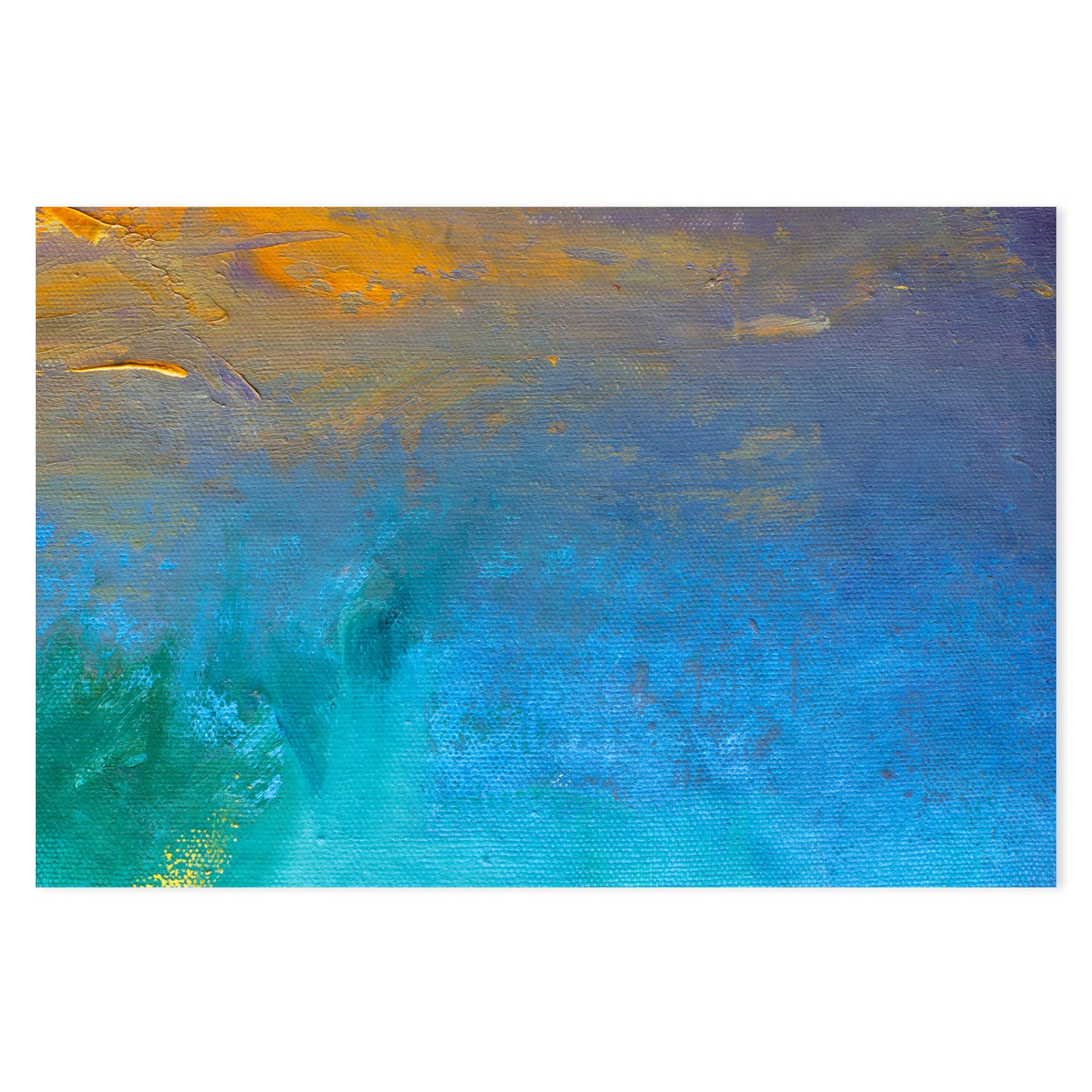 An Intrusion of Colour, Hand-Painted Canvas