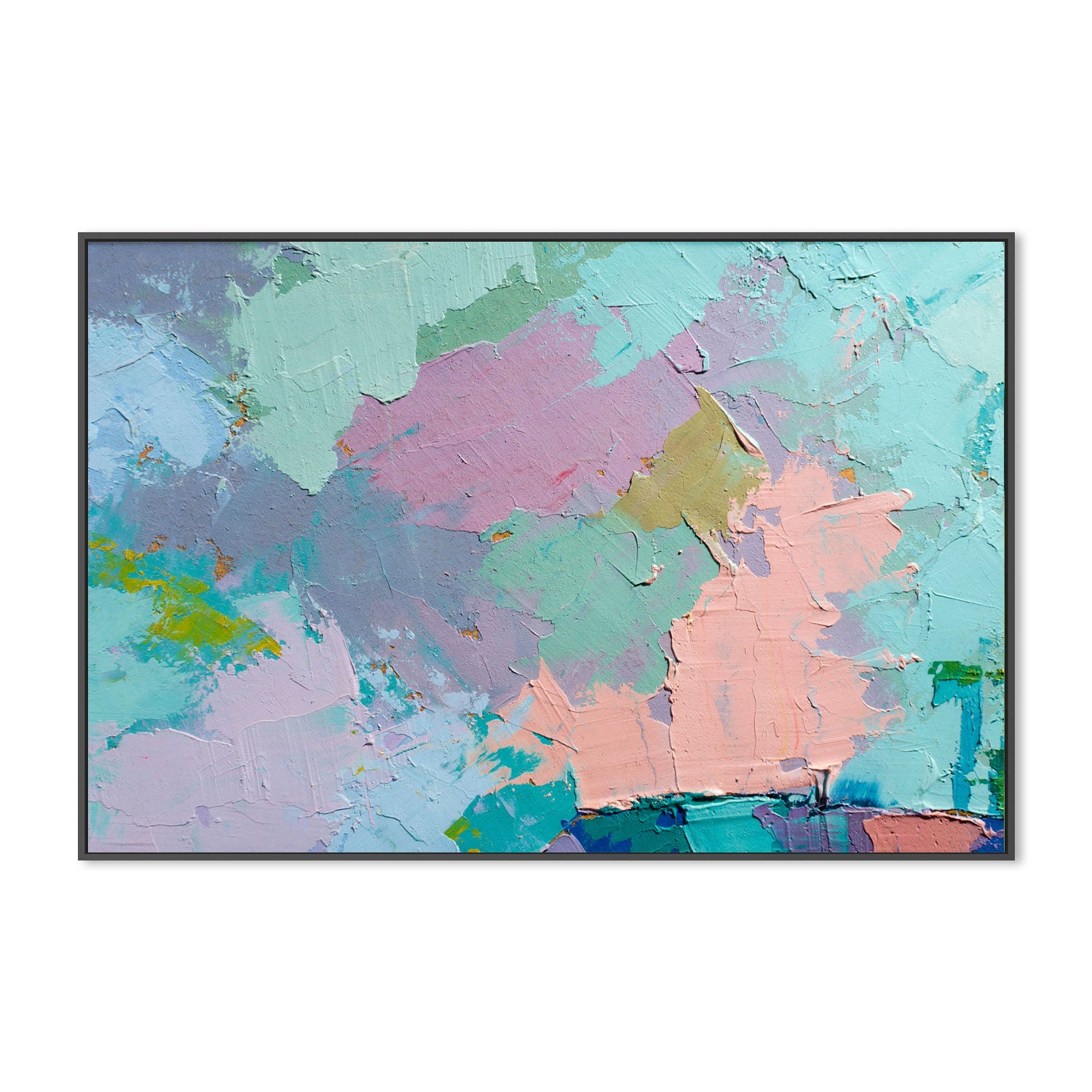 Pastel Days, Style A, Hand-Painted Canvas