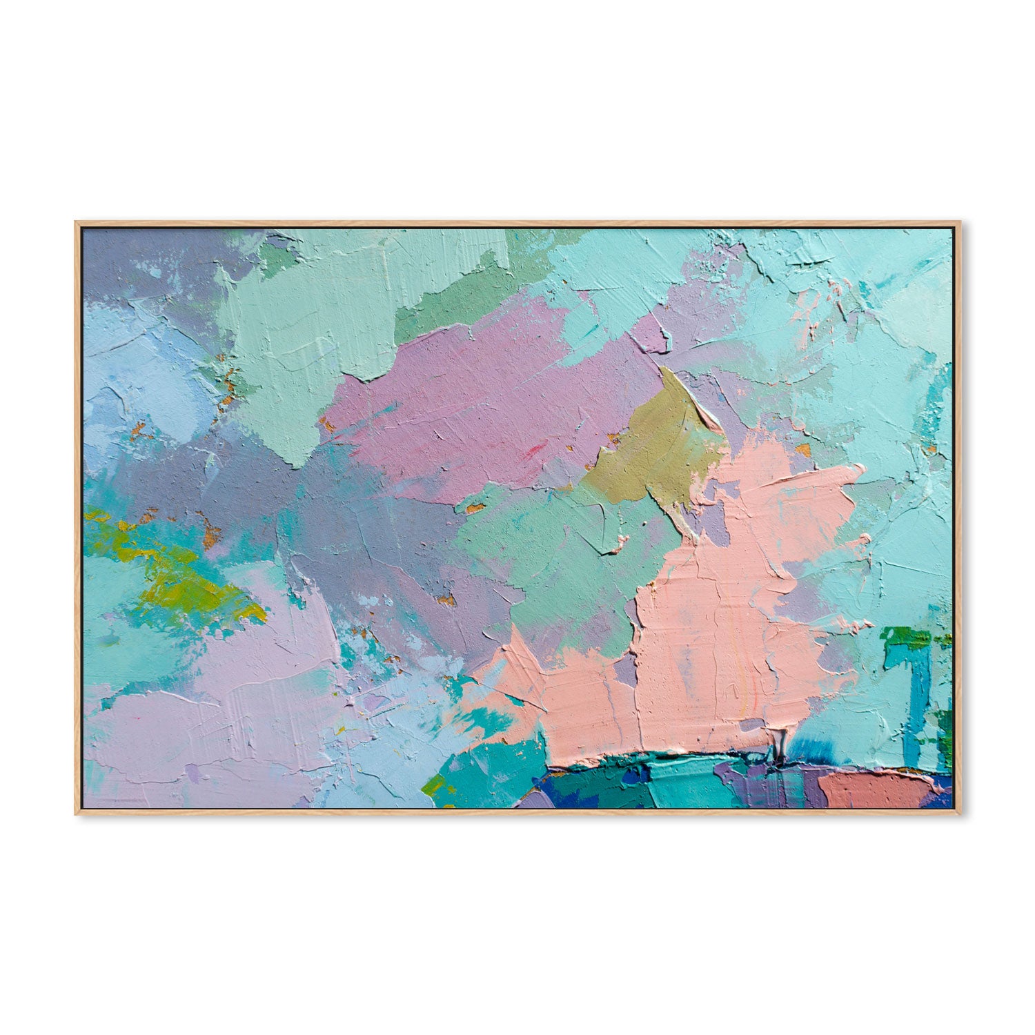 Pastel Days, Style A, Hand-Painted Canvas