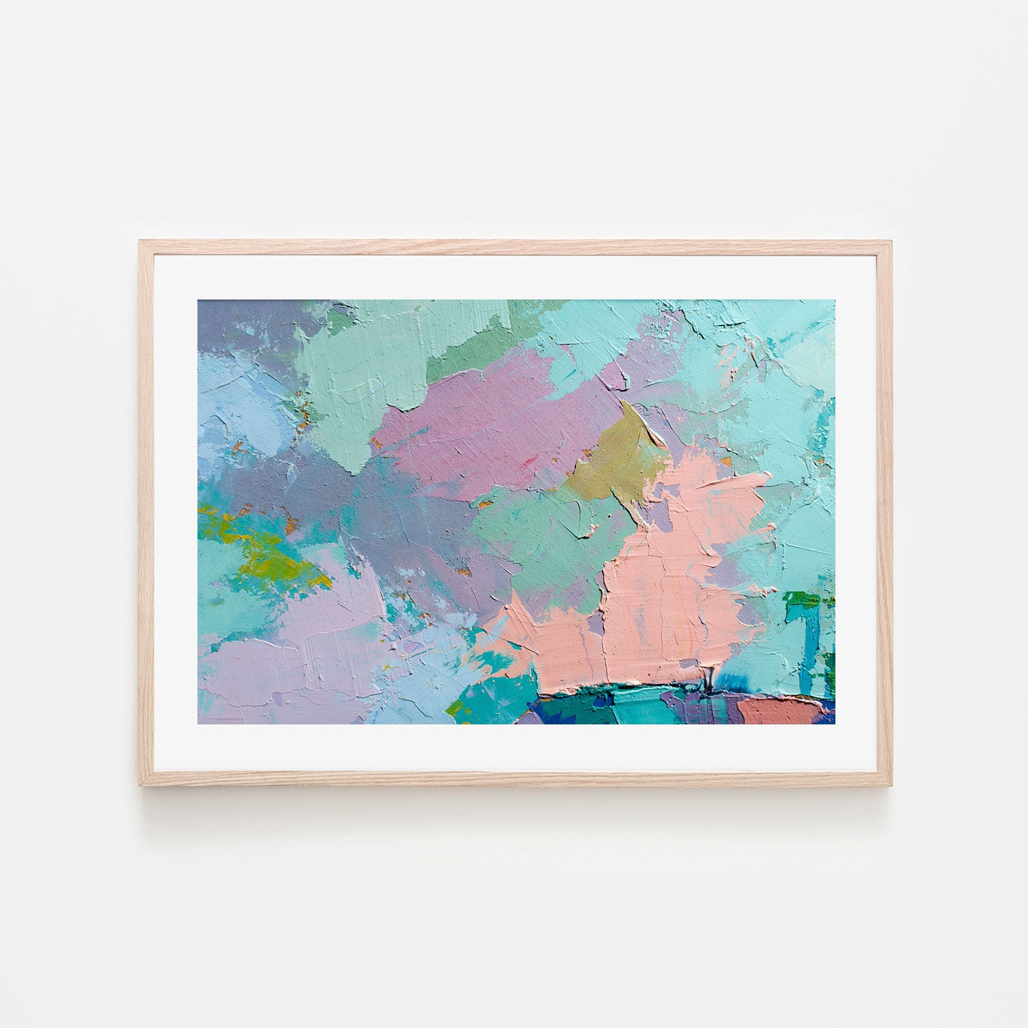 Pastel Days, Style A, Hand-Painted Canvas