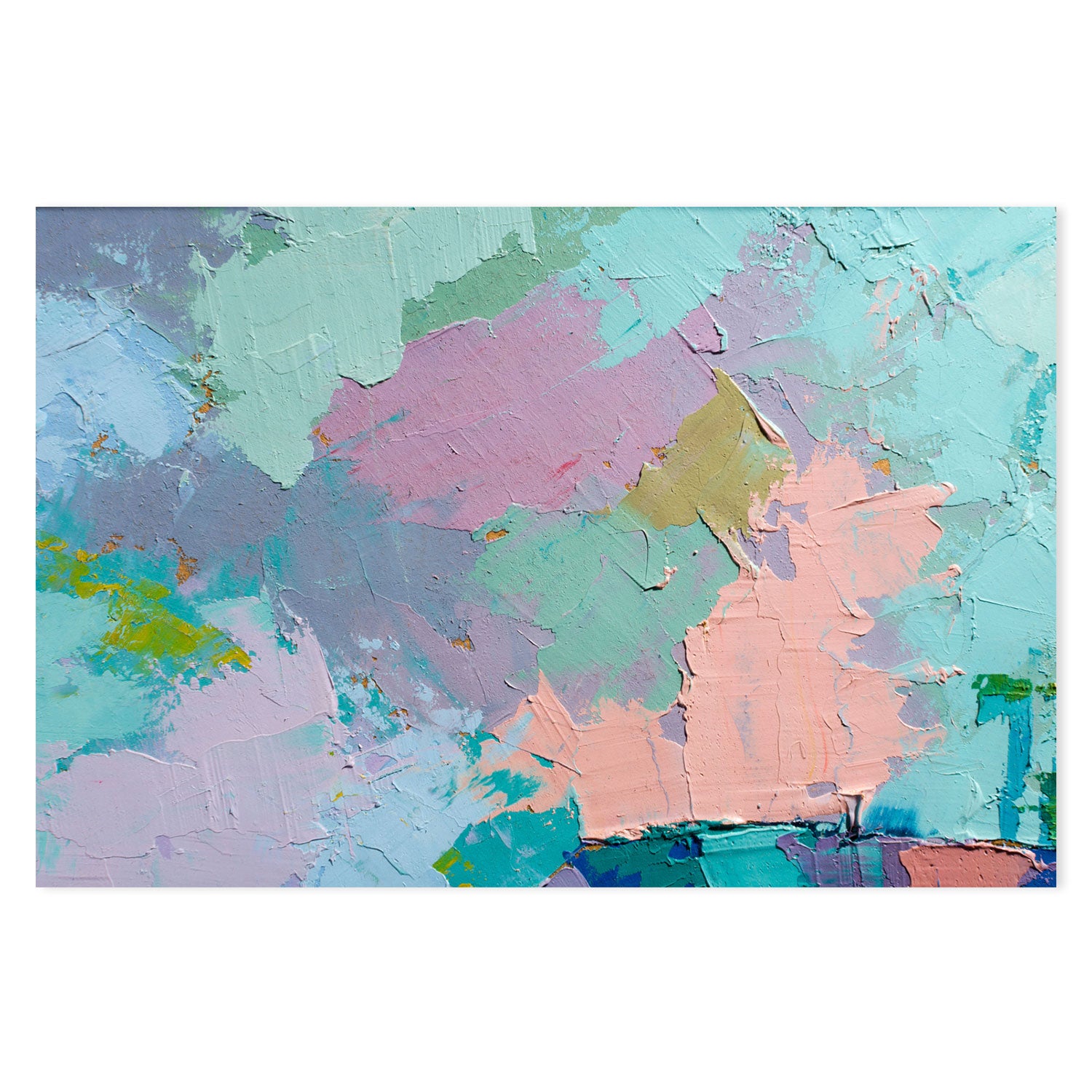 Pastel Days, Style A, Hand-Painted Canvas