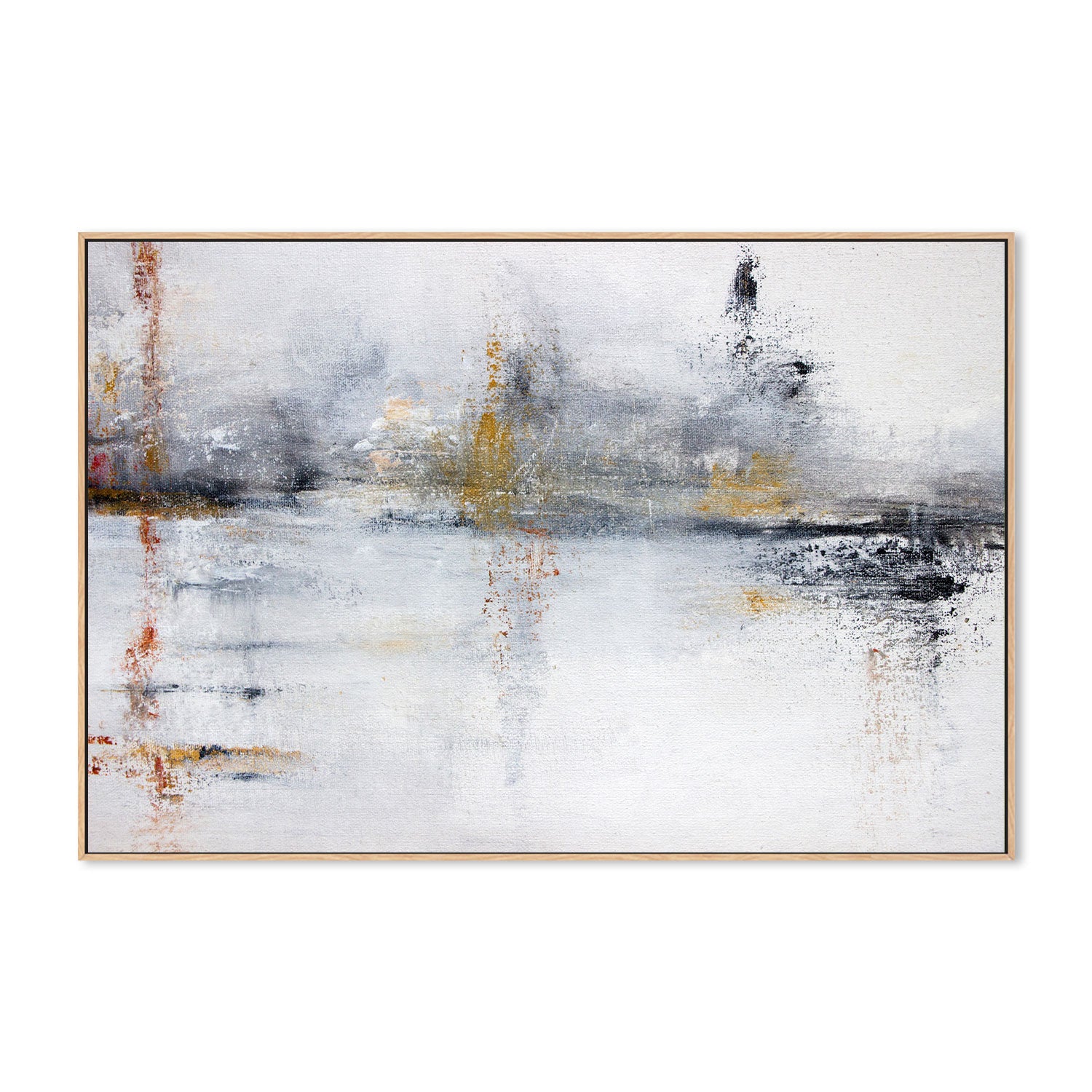 Moments of Neutrality, Hand-Painted Canvas