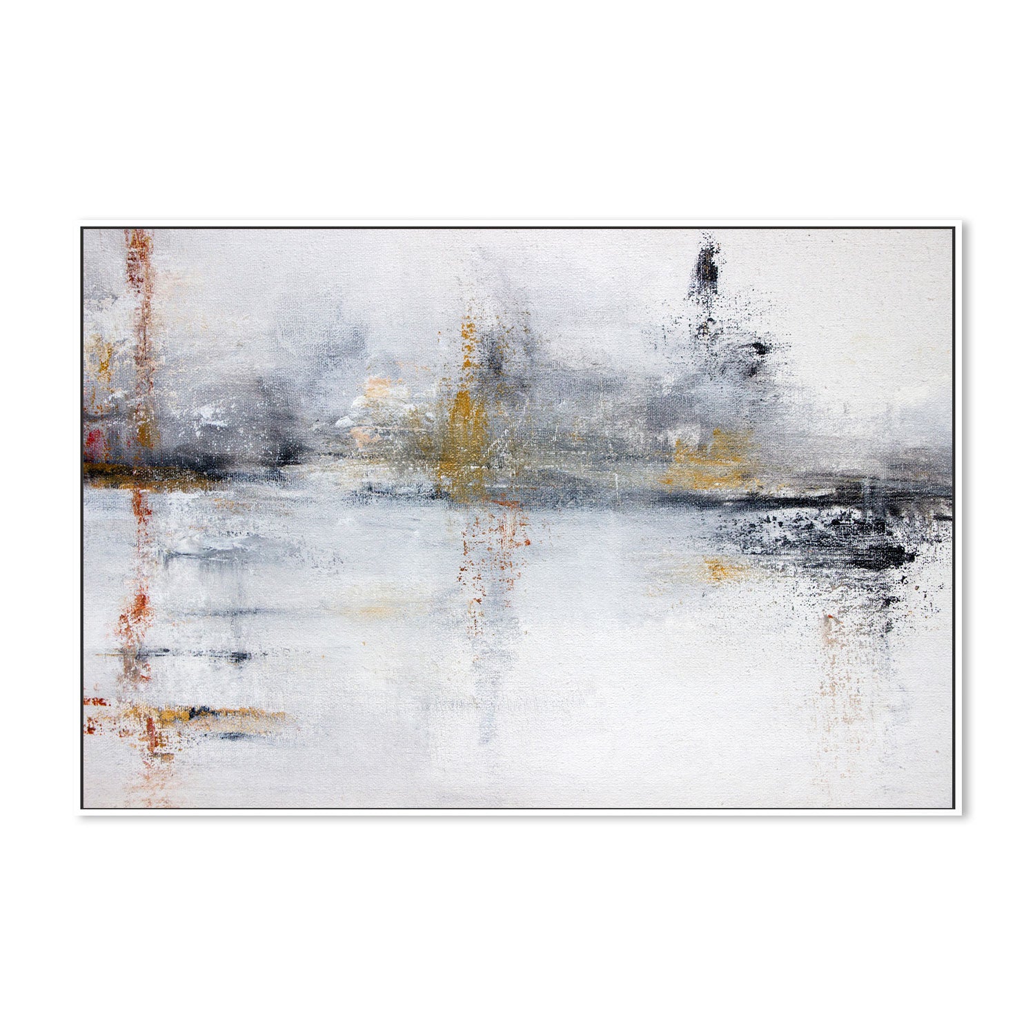 Moments of Neutrality, Hand-Painted Canvas