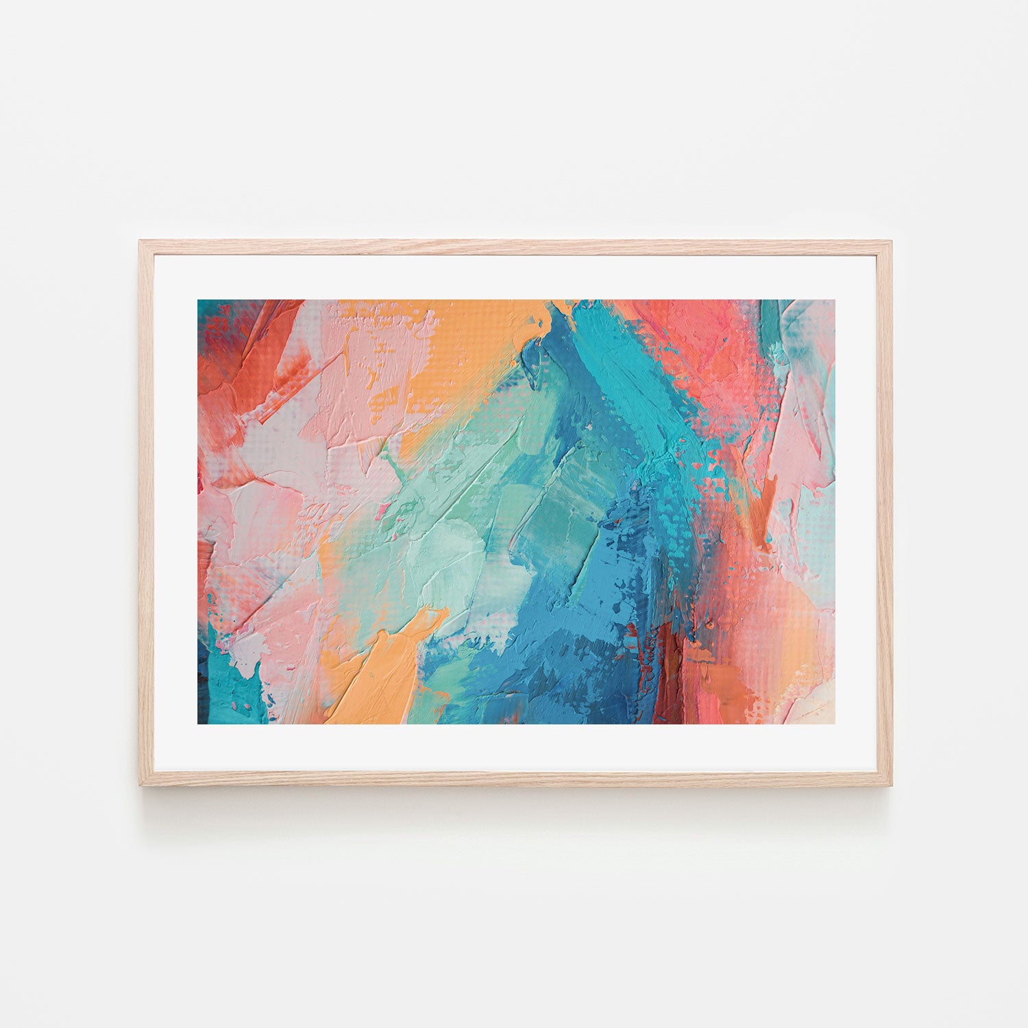 Pastel In My Mind, Hand-Painted Canvas