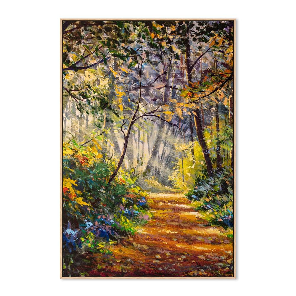 Entrance To The Forest, Hand-Painted Canvas