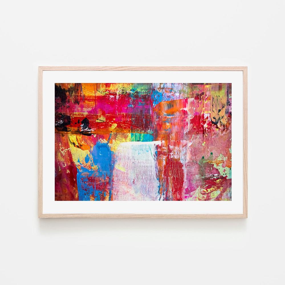 Paint Me In Red, Hand-Painted Canvas