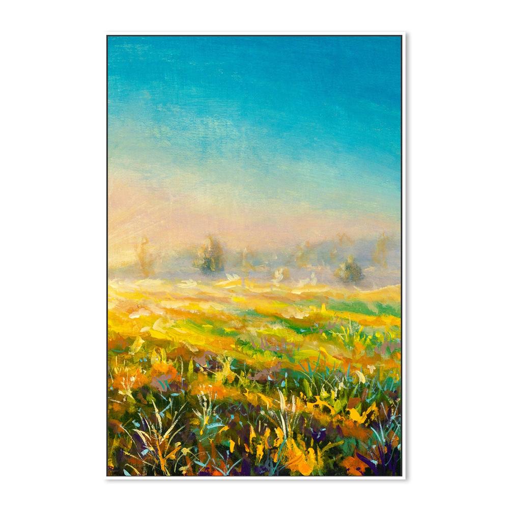 Blue Sky Ahead, Hand-Painted Canvas