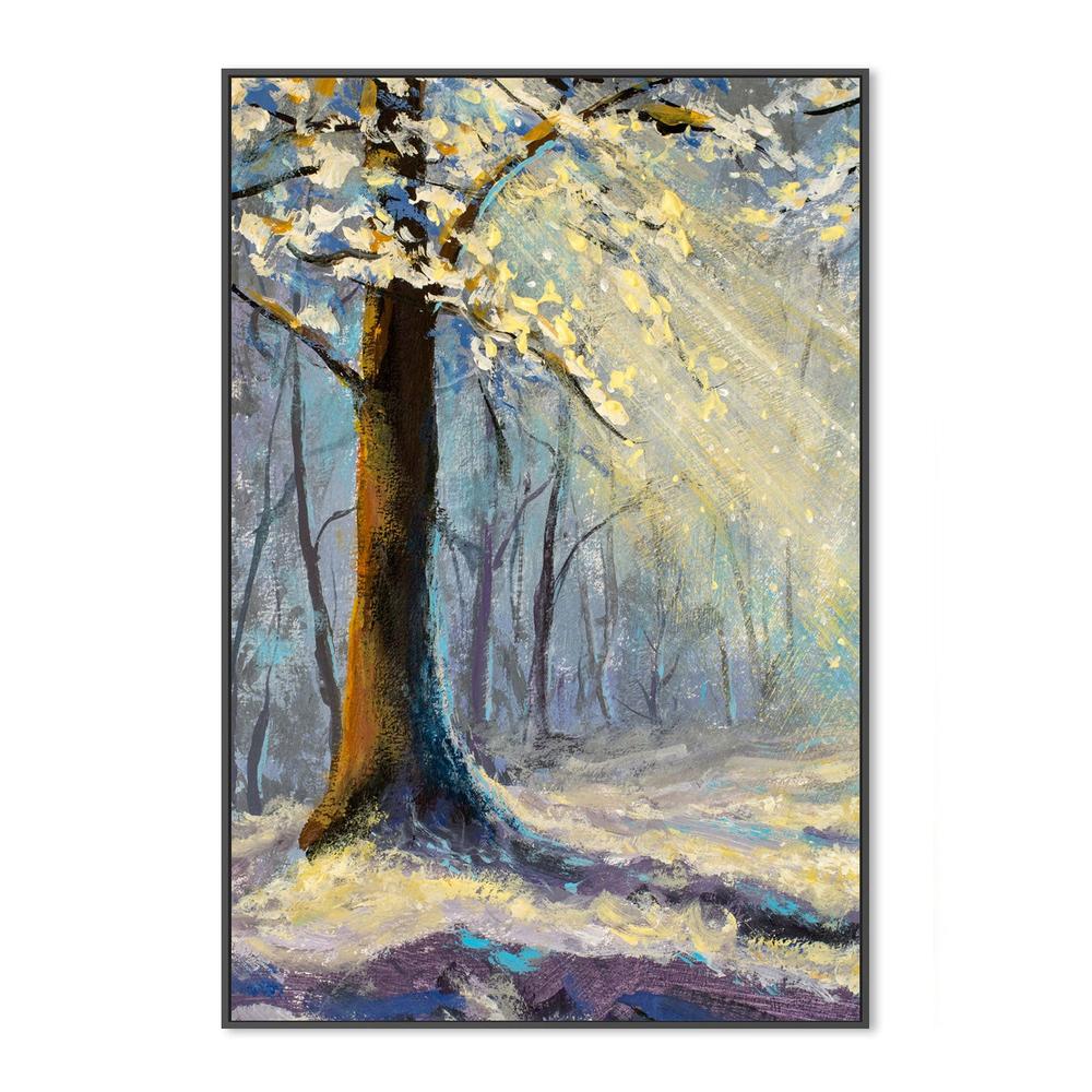 Shining Light, Hand-Painted Canvas