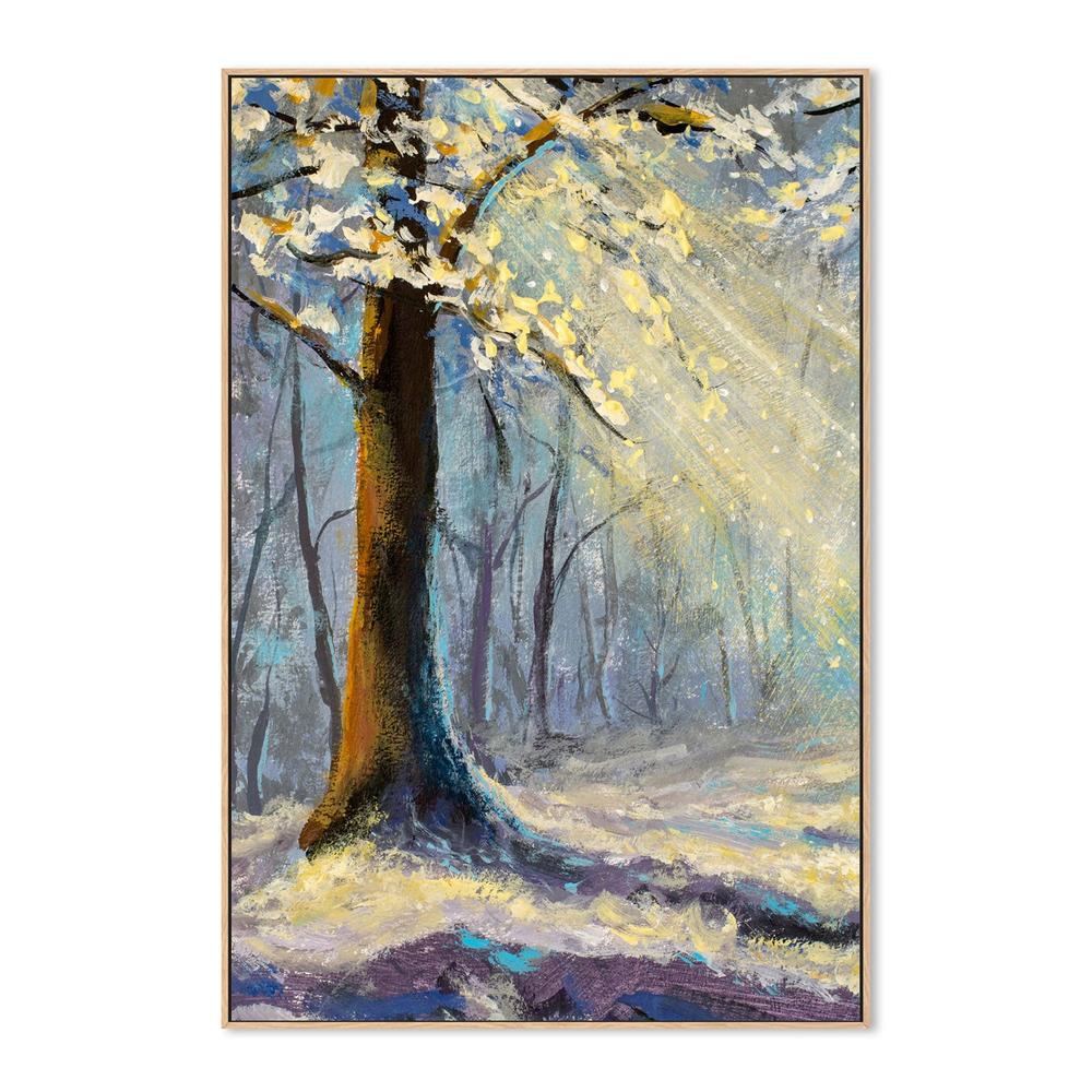 Shining Light, Hand-Painted Canvas