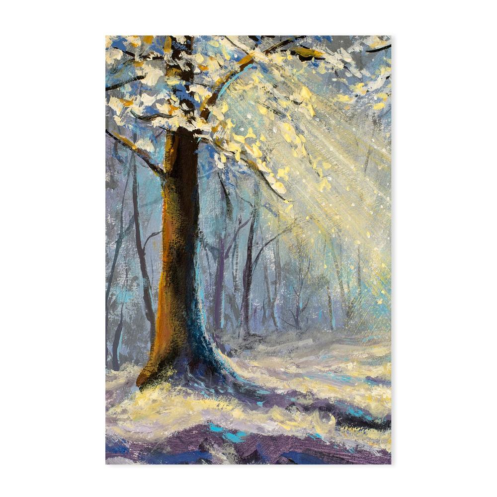 Shining Light, Hand-Painted Canvas