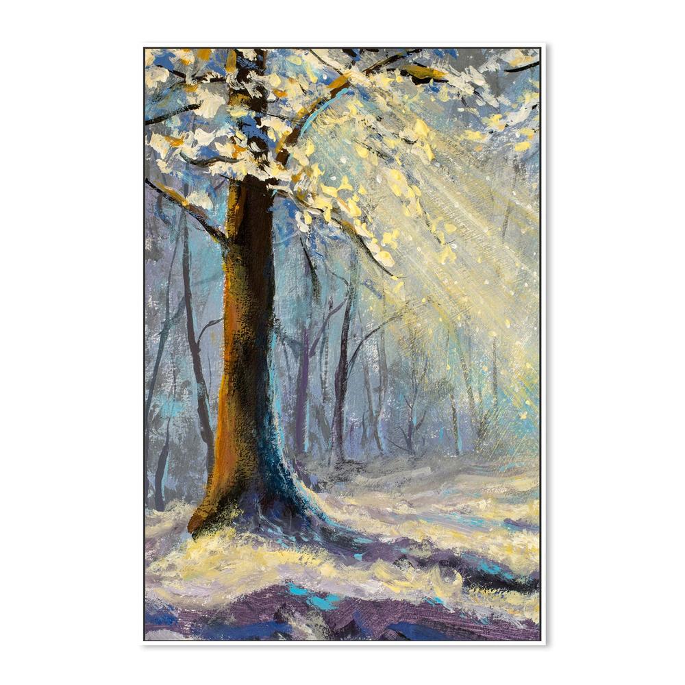 Shining Light, Hand-Painted Canvas