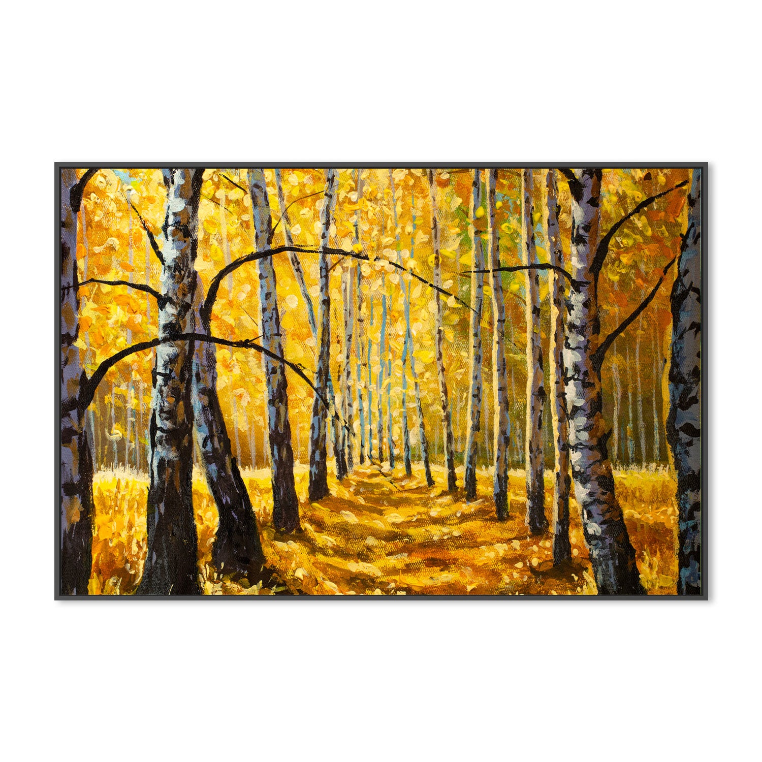 A Forests Opening, Hand-Painted Canvas