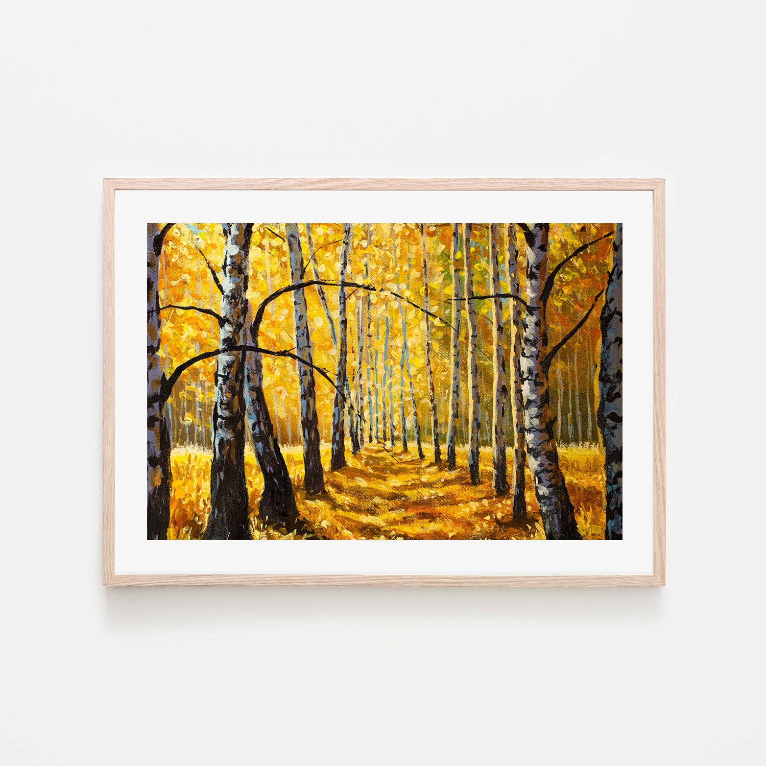 A Forests Opening, Hand-Painted Canvas