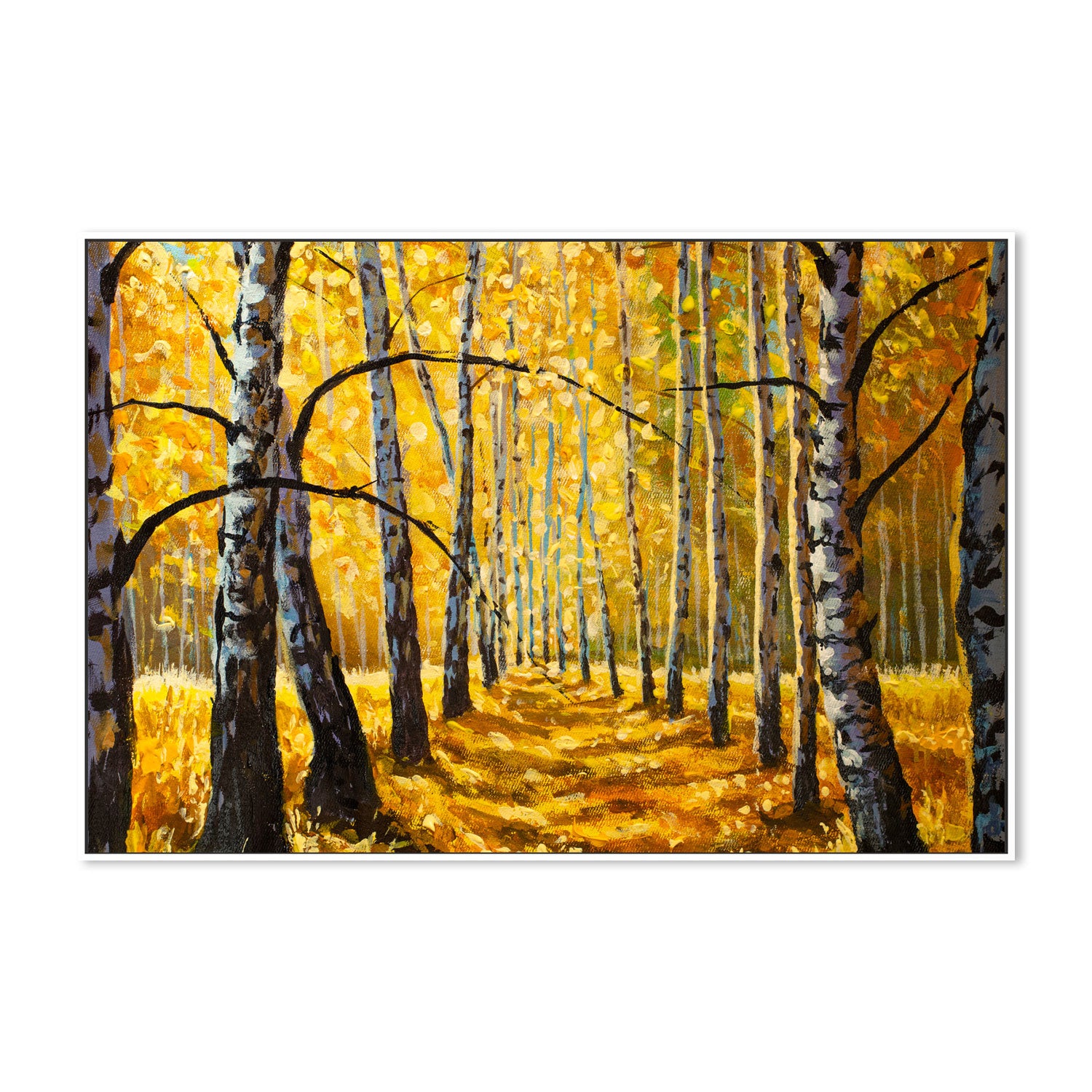 A Forests Opening, Hand-Painted Canvas