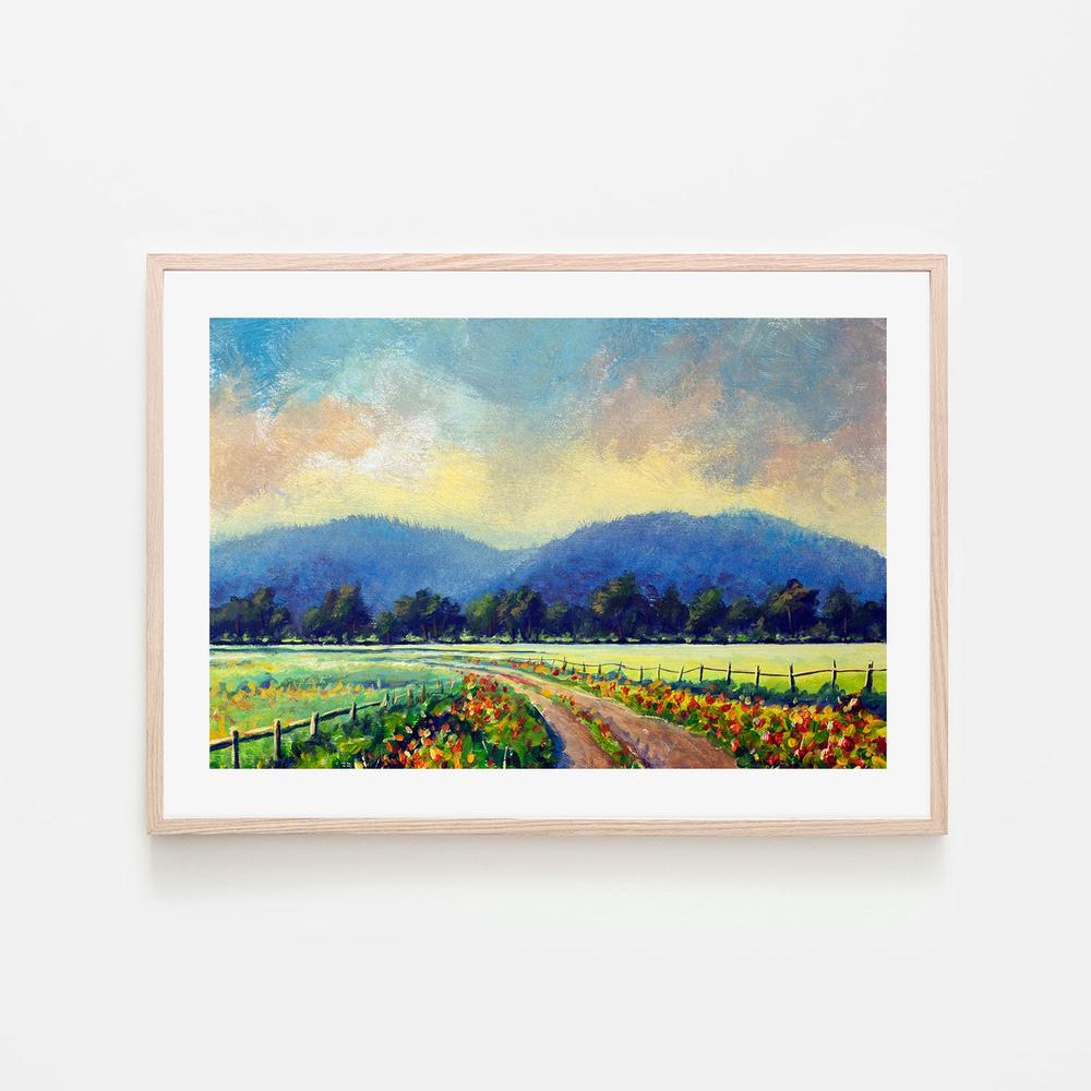 Meet Me In The Meadow, Hand-Painted Canvas