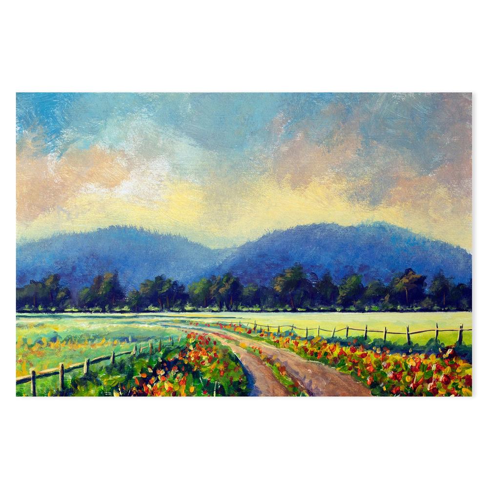 Meet Me In The Meadow, Hand-Painted Canvas