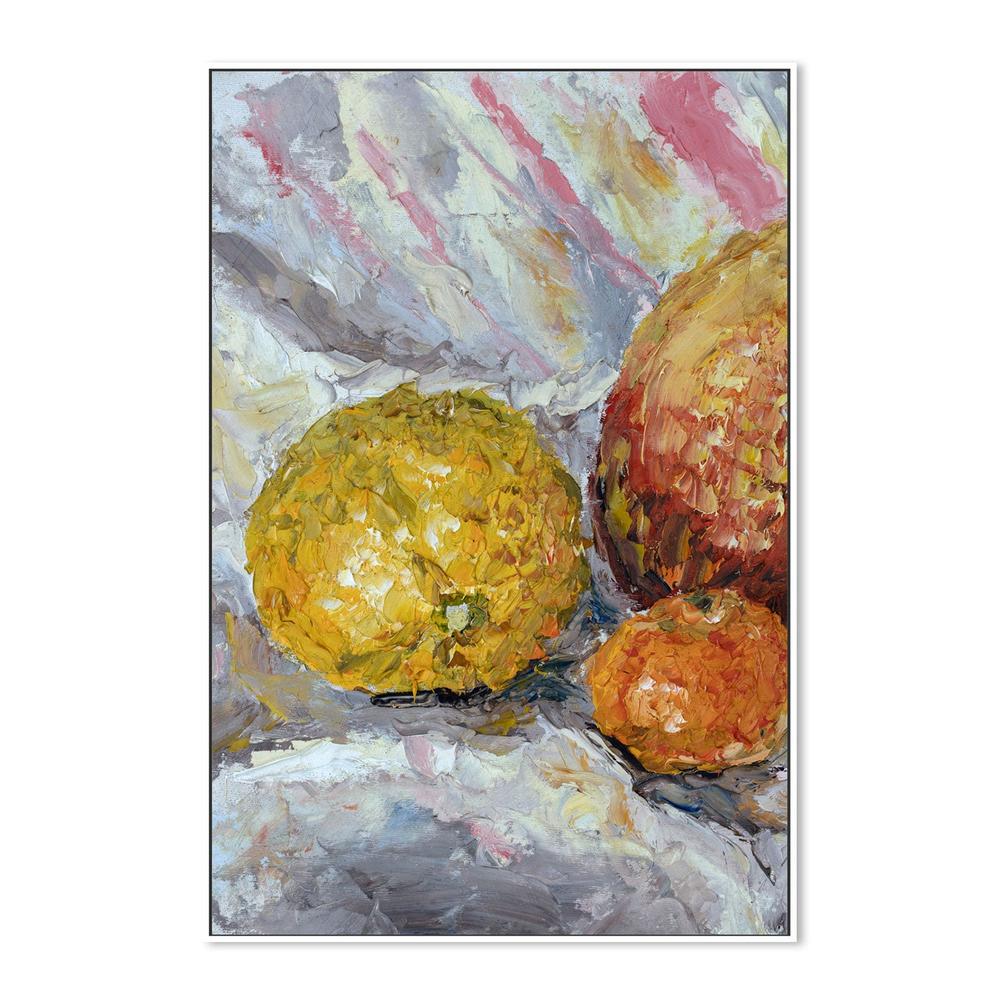 Citrus Selection, Style A, Hand-Painted Canvas