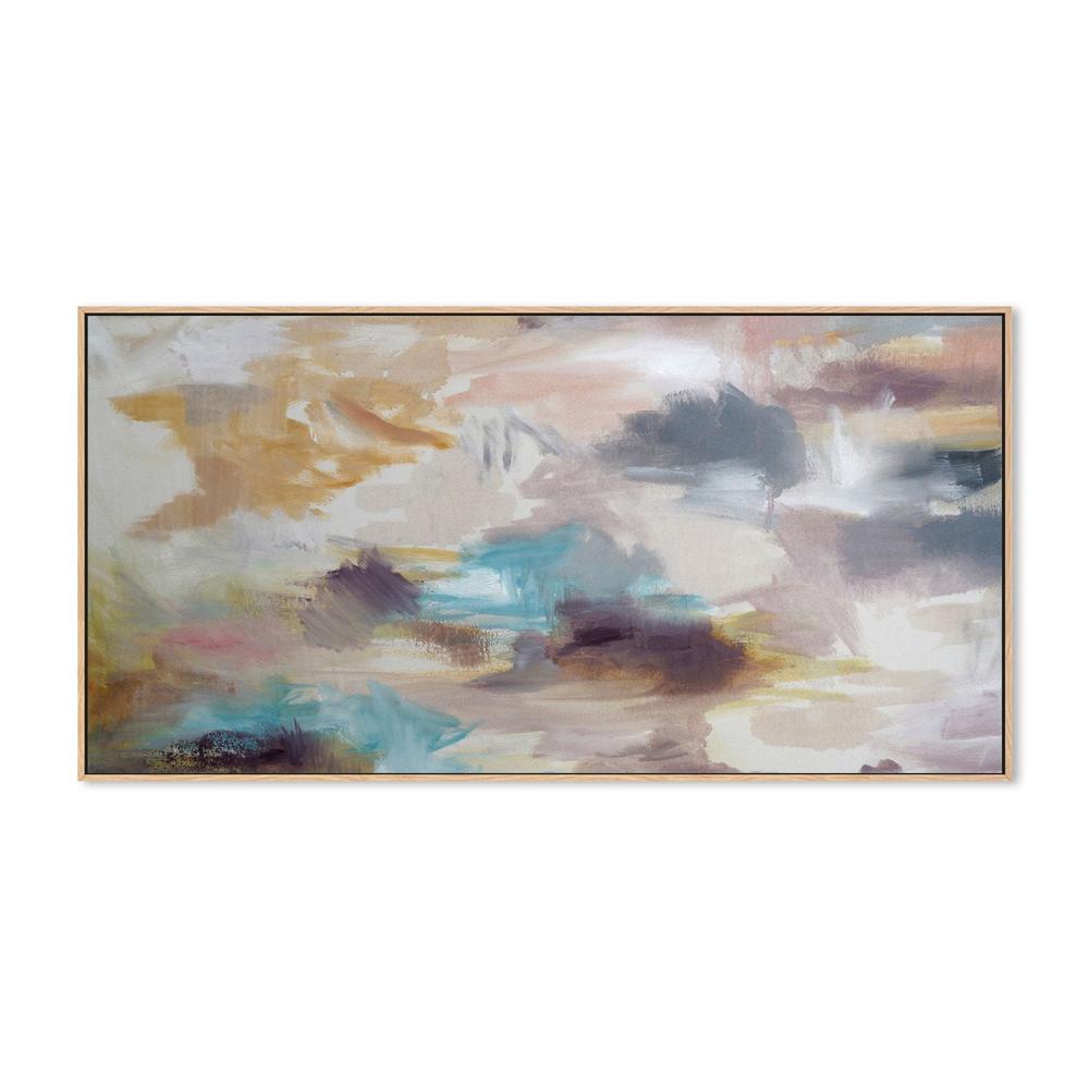 Ominous Clouds, Style B, Hand-Painted Canvas