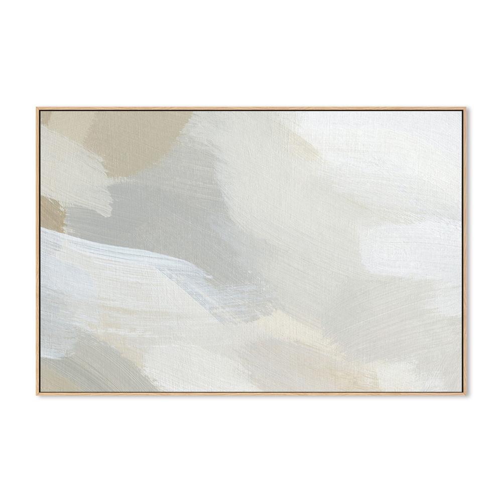 Feathery Clouds, Hand-Painted Canvas