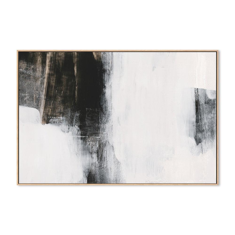 Bold Contrast, Hand-Painted Canvas