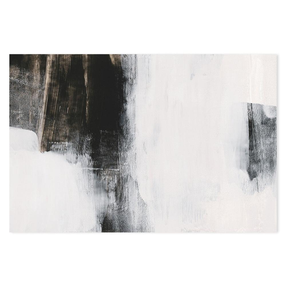 Bold Contrast, Hand-Painted Canvas