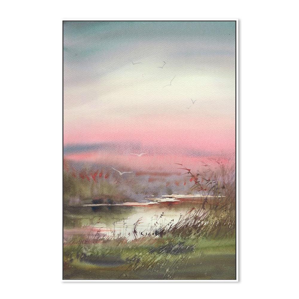 Pink Hues, Style B, Hand-Painted Canvas
