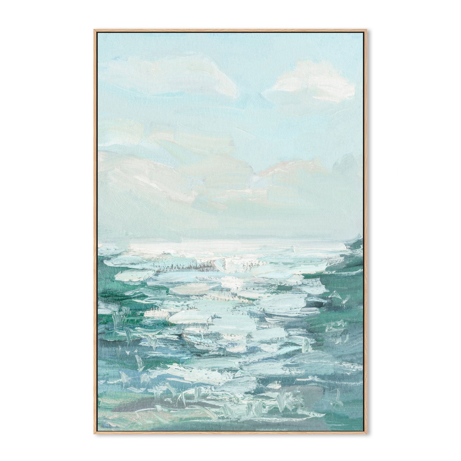 Glistening Water , Hand-painted Canvas