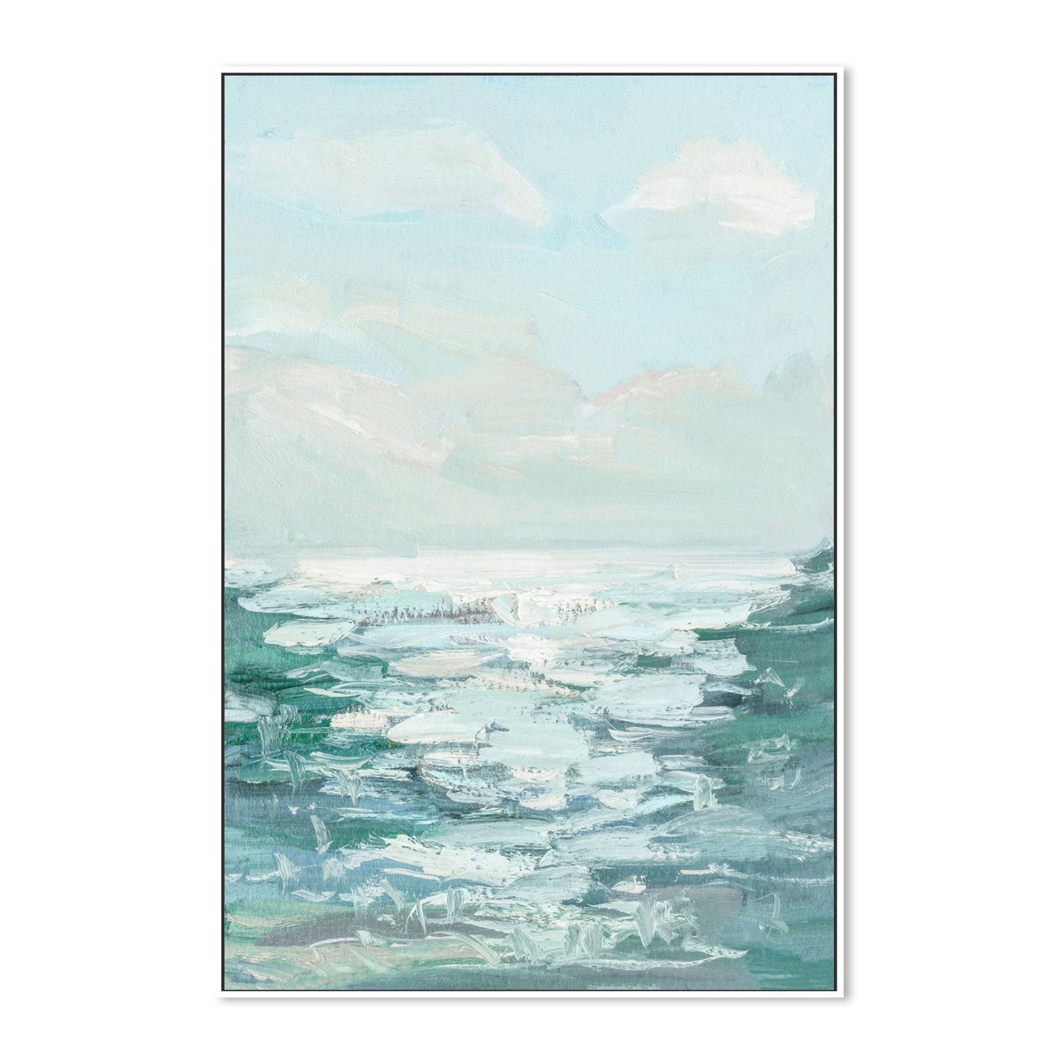 Glistening Water , Hand-painted Canvas