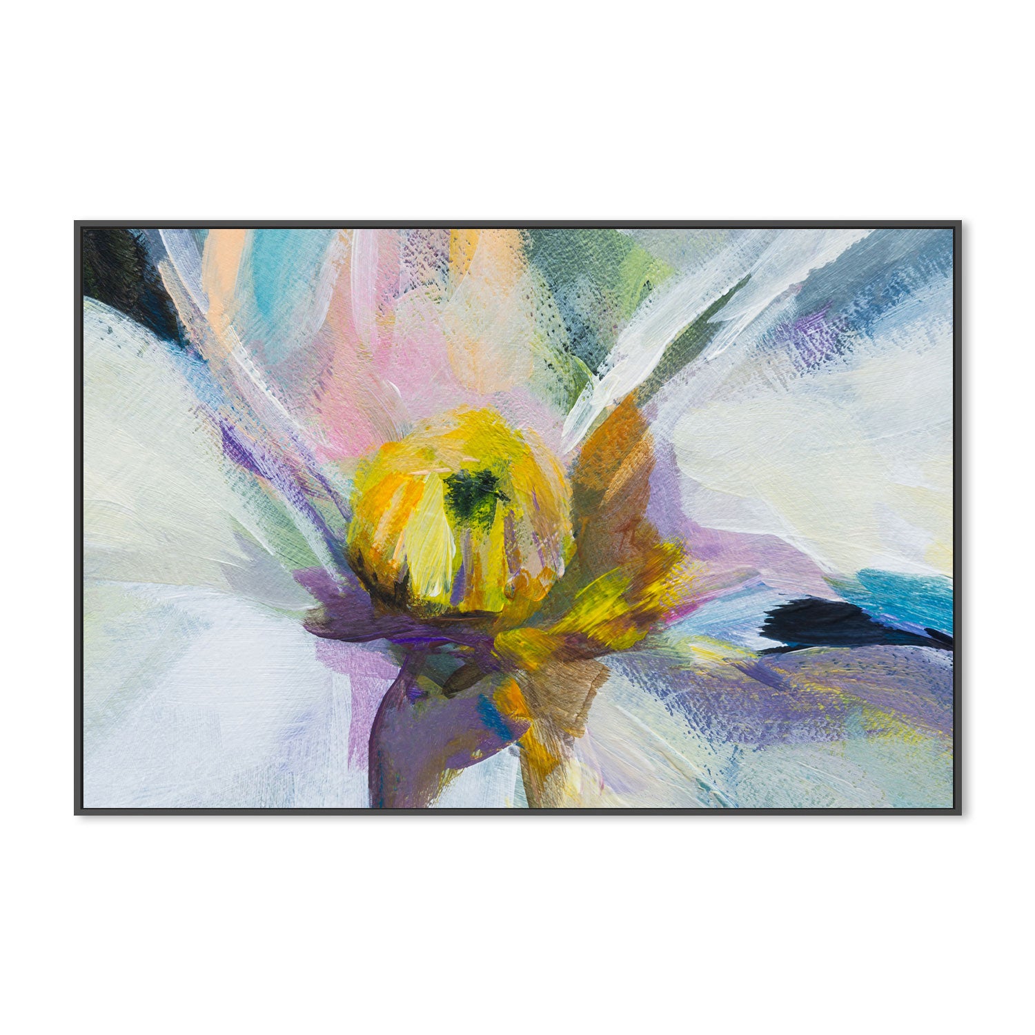 Daisy Centre, Style A , Hand-painted Canvas