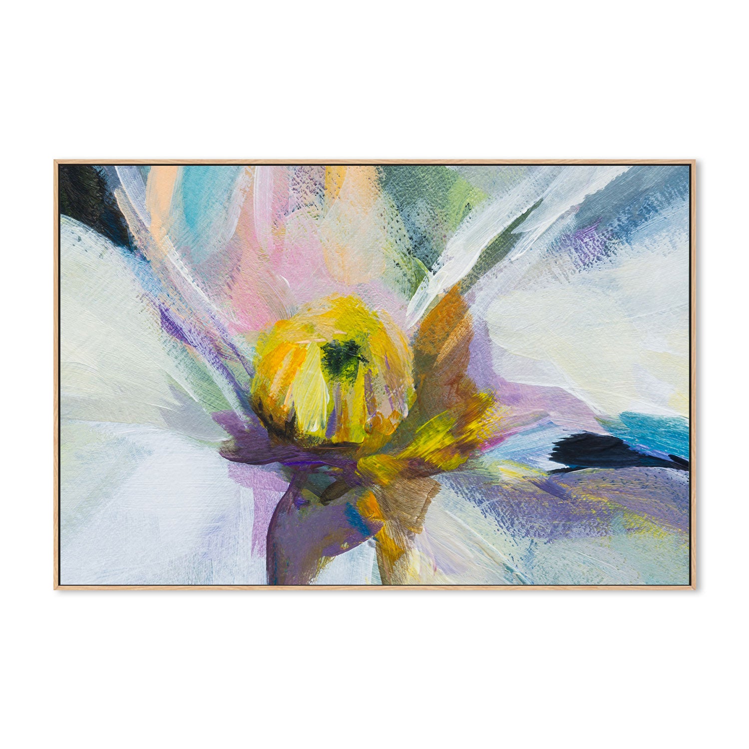 Daisy Centre, Style A , Hand-painted Canvas