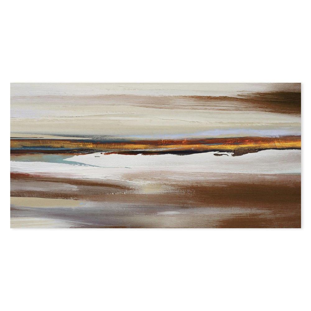 Brown Sand , Hand-painted Canvas