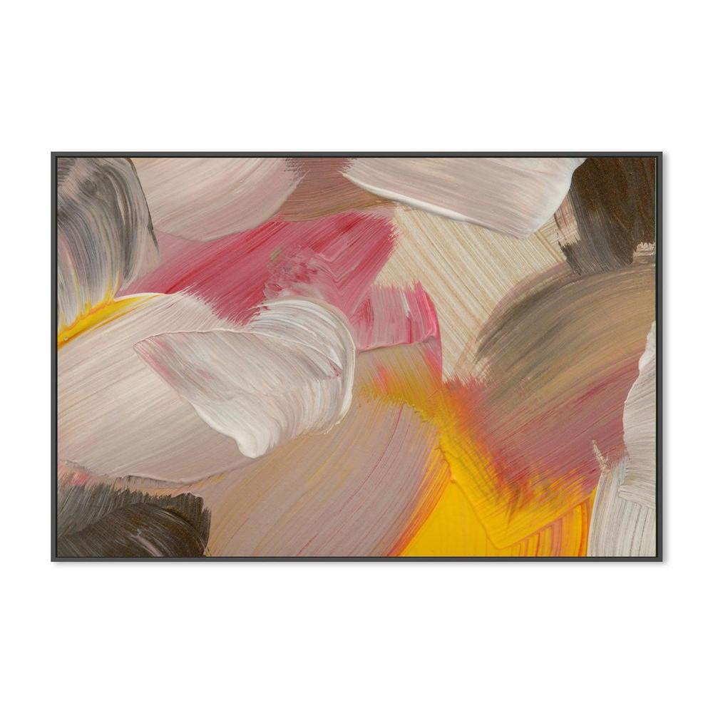 Blushing Yellow Love , Hand-painted Canvas