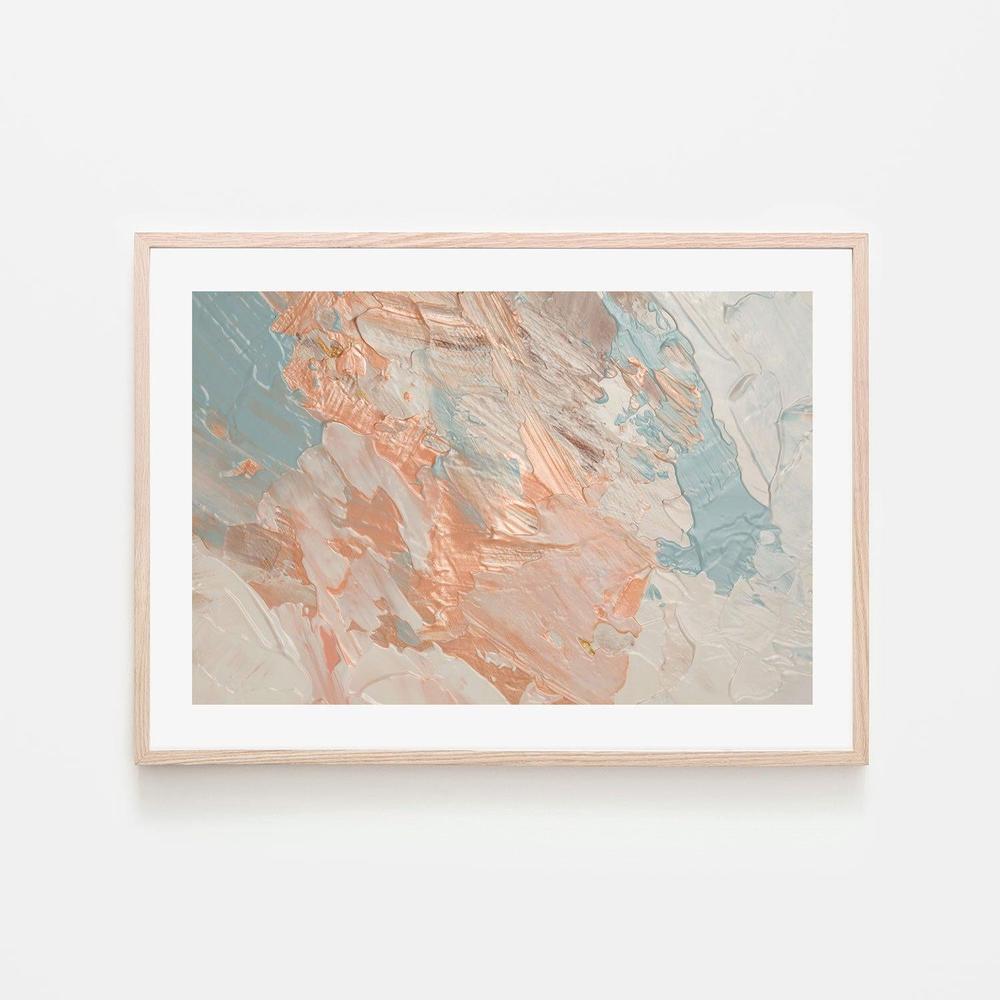 Pastel Passion , Hand-painted Canvas