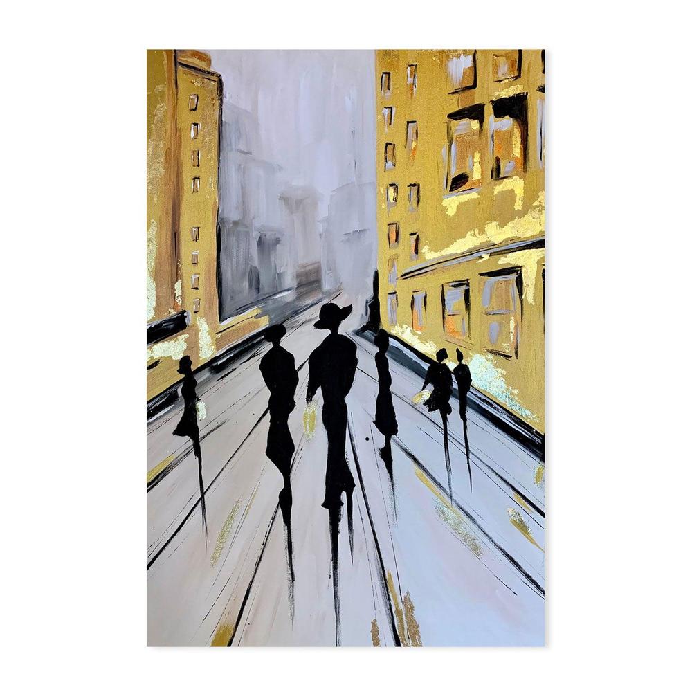 Date Night , Hand-painted Canvas