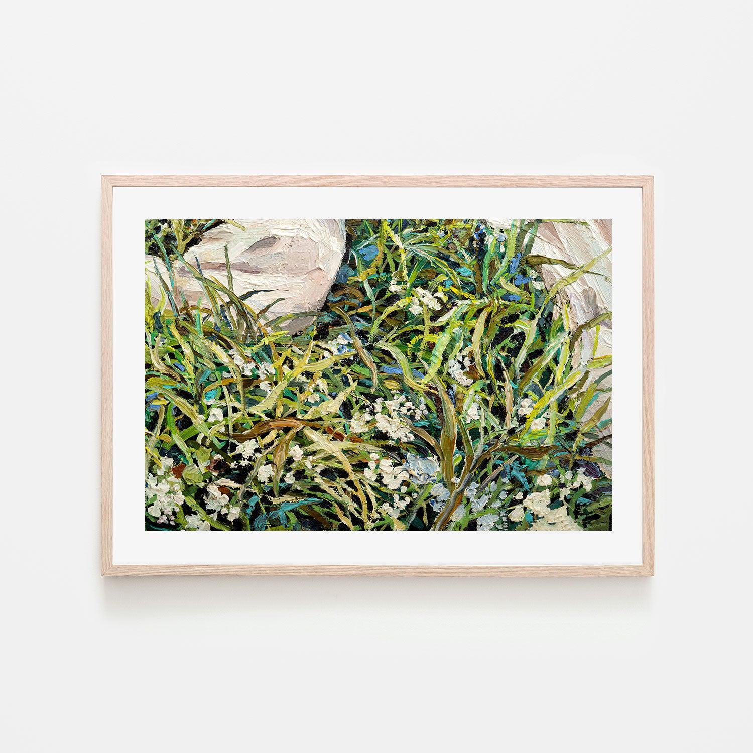 Lay In The Grass , Hand-painted Canvas